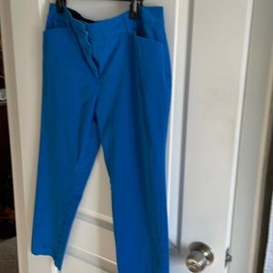 Royal blue ankle pants